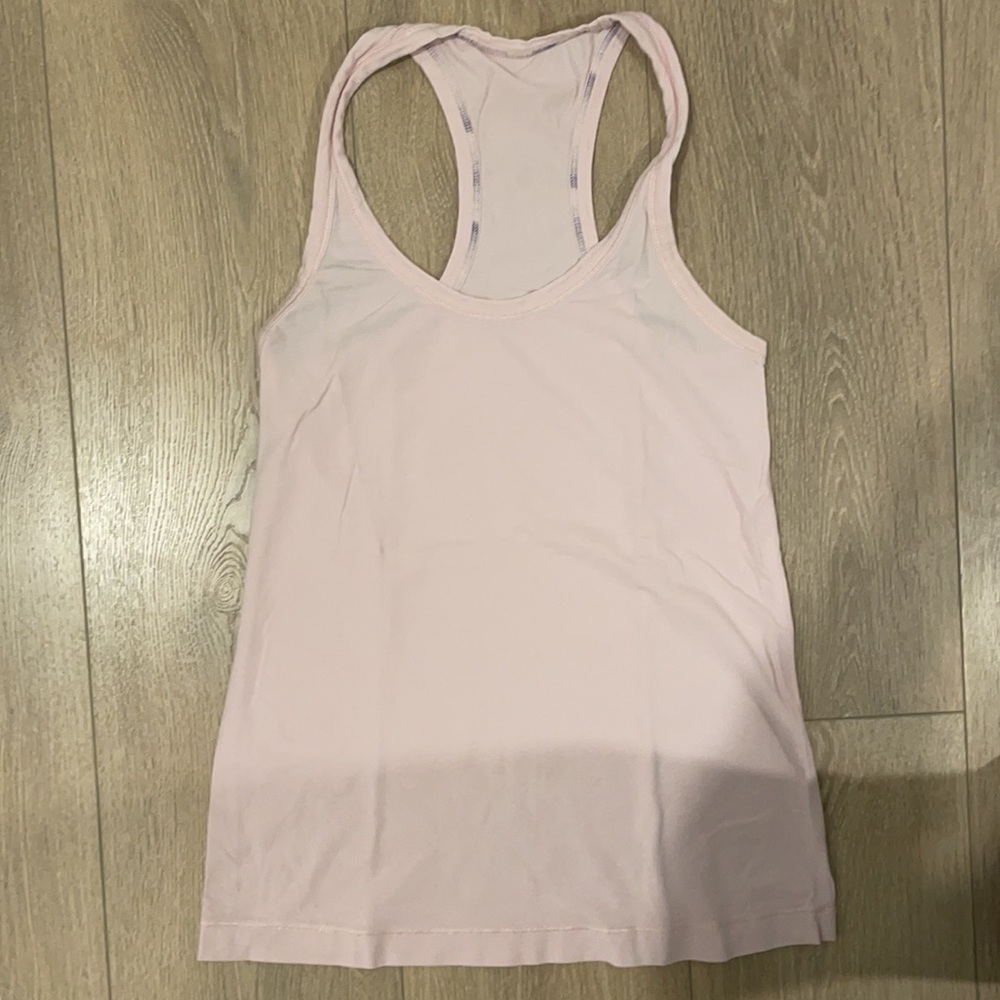 Lululemon Cool Racerback Cotton Tank - Pink - Size 4